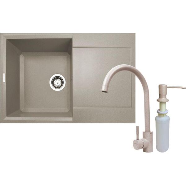 

Набор кухонный Adamant Horizon, искуственный камень, 780х495х230мм (1824296901506)