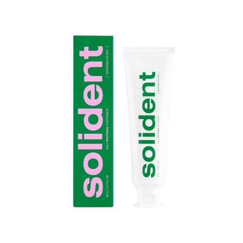 Зубна паста Solident Watermelon mint Кавун-м'ята Щоденна відбілююча 90 гфото1