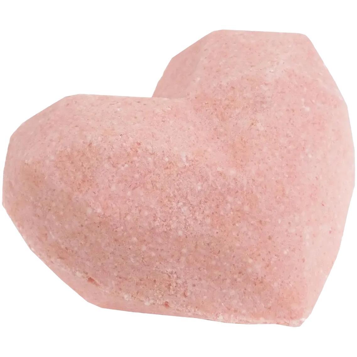 Бомбочка для ванны Dushka Геометрическое сердце – гранат 170 г фото 1
