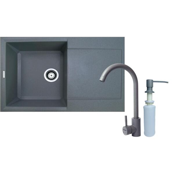 Набор кухонный Adamant Horizon, искуственный камень, 780х495х230мм (1824296901504)