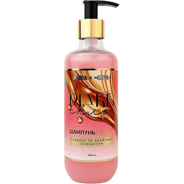 Шампунь для волос Soika x GTM Жидкое стекло Глубокая и бережная очистка 400 мл