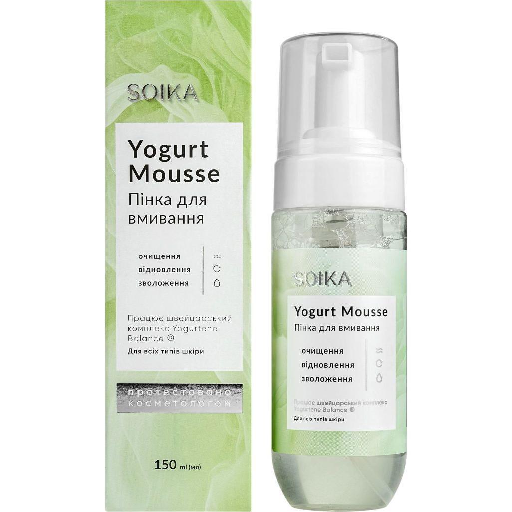 Пінка для вмивання Soika з пребіотичним комплексом Yogurtene Balance 150 млфото1