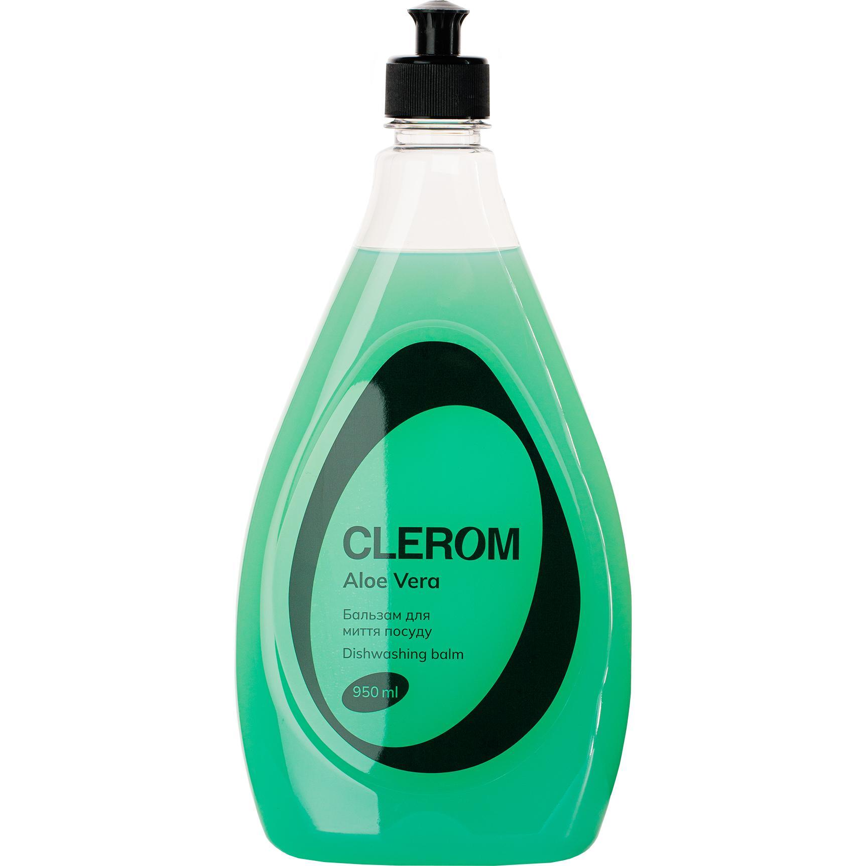 Бальзам для миття посуду Clerom Aloe Vera 950 млфото1