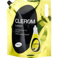 Средство для мытья посуды Clerom Lemon 1100 мл дой-пак