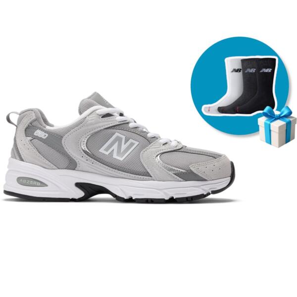 

Кроссовки New Balance 530 MR530CK 38 (5.5 US) + Носки New Balance Everyday Crew 3P LAS51293WM S