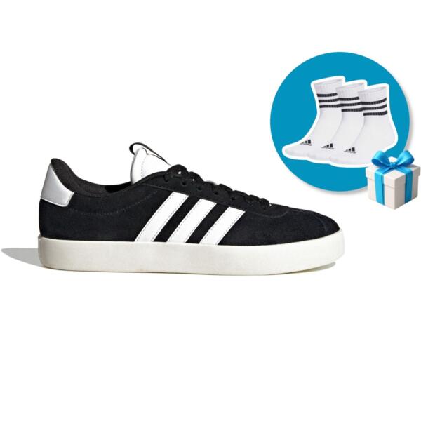 

Кеды женские Adidas Vl Court 3.0 ID6279 40 2/3 (7 UK) + Носки Adidas 3S C SPW MID 3P HT3456 M