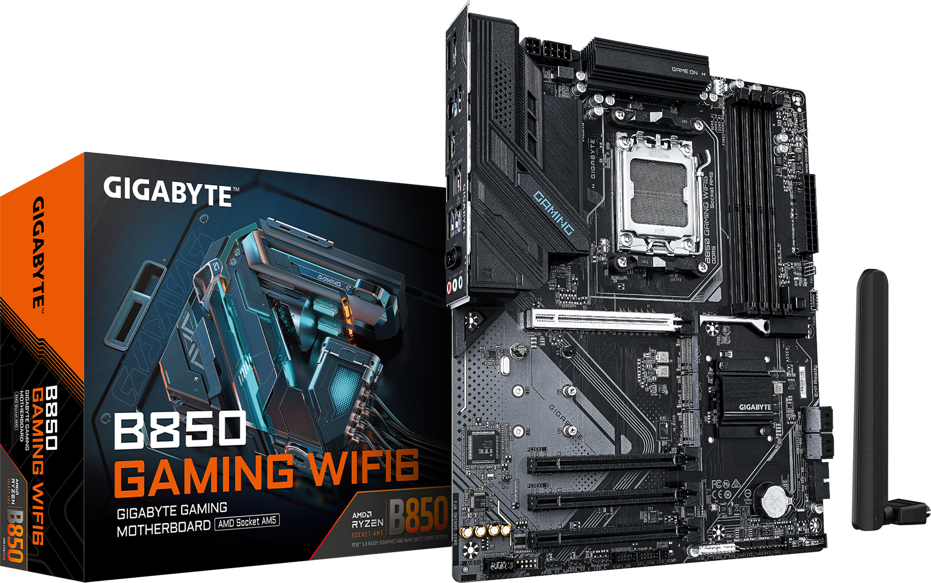 Материнська плата GIGABYTE B850 SAM5 ATX GAMING WF6 (B850_GAMING_WF6)фото1