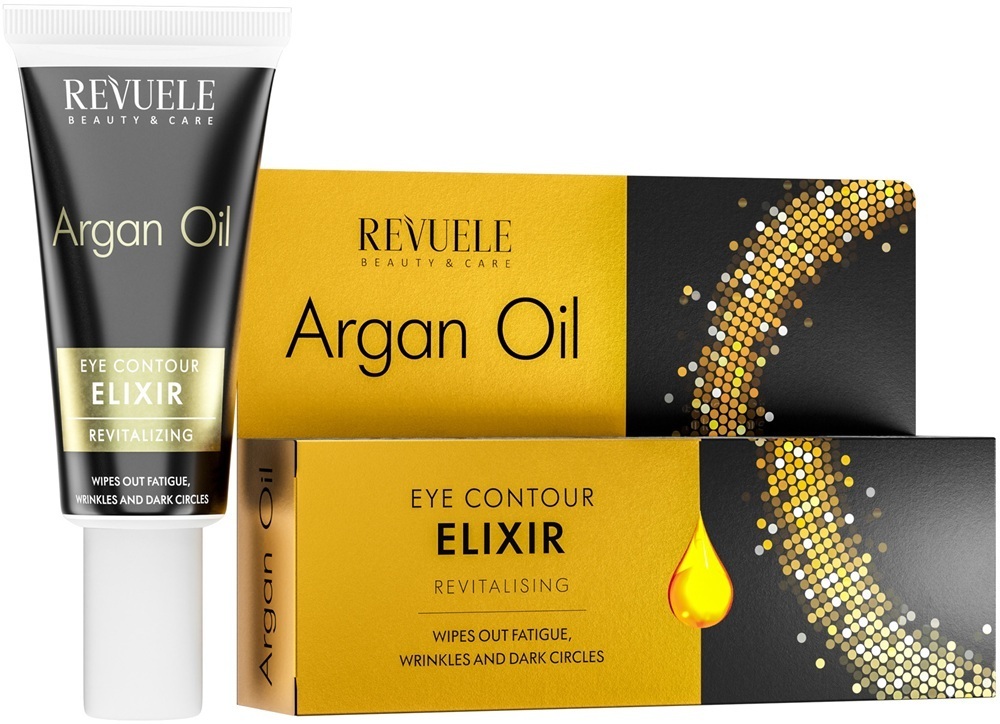 Еліксир для контуру очей Revuele Argan Oil Elixir Eye Contour ревіталізуючий проти зморшок та темних кіл 25 млфото1