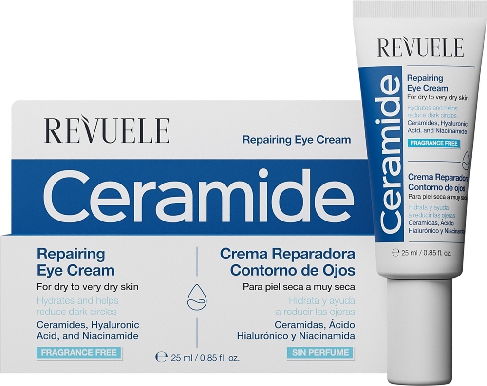 Крем для повік Revuele Ceramide Repairing Eye Cream відновлюючий з керамідами 25 млфото1