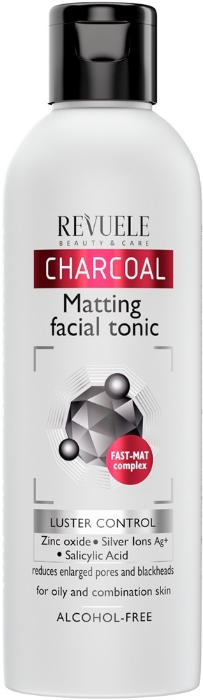 Тоник для обличчя Revuele Charcoal матуючий 200 млфото1