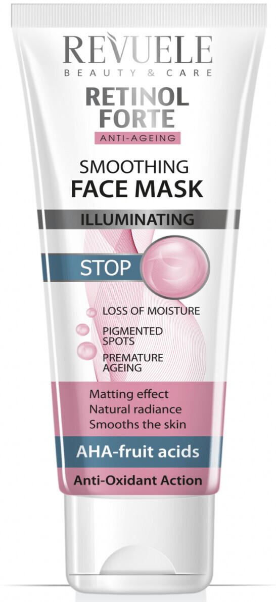 Маска для лица Revuele Retinol Forte Anti-Ageing антивозрастная разглаживающая 80 мл фото 1