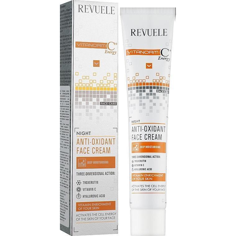 Крем для лица ночной Revuele Vitanorm C+Energy Antioxidant Night Cream нтиоксидантный 50 мл фото 1