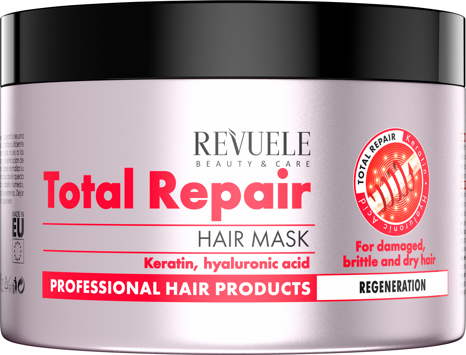 Маска Revuele Total Repair для поврежденных, ломких и сухих волос 500 мл фото 1