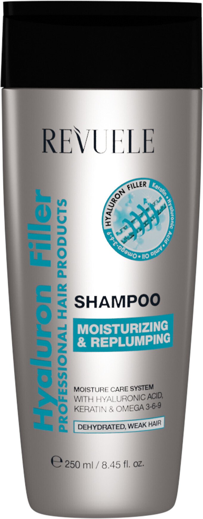 Шампунь-филлер для волос Revuele Hyaluron Filler гиалуроновый Увлажнение и восстановление 250 мл фото 1
