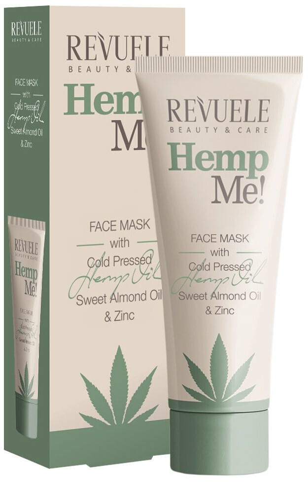Маска для лица Revuele Hemp Me! очищающая с коноплей 80 мл фото 1