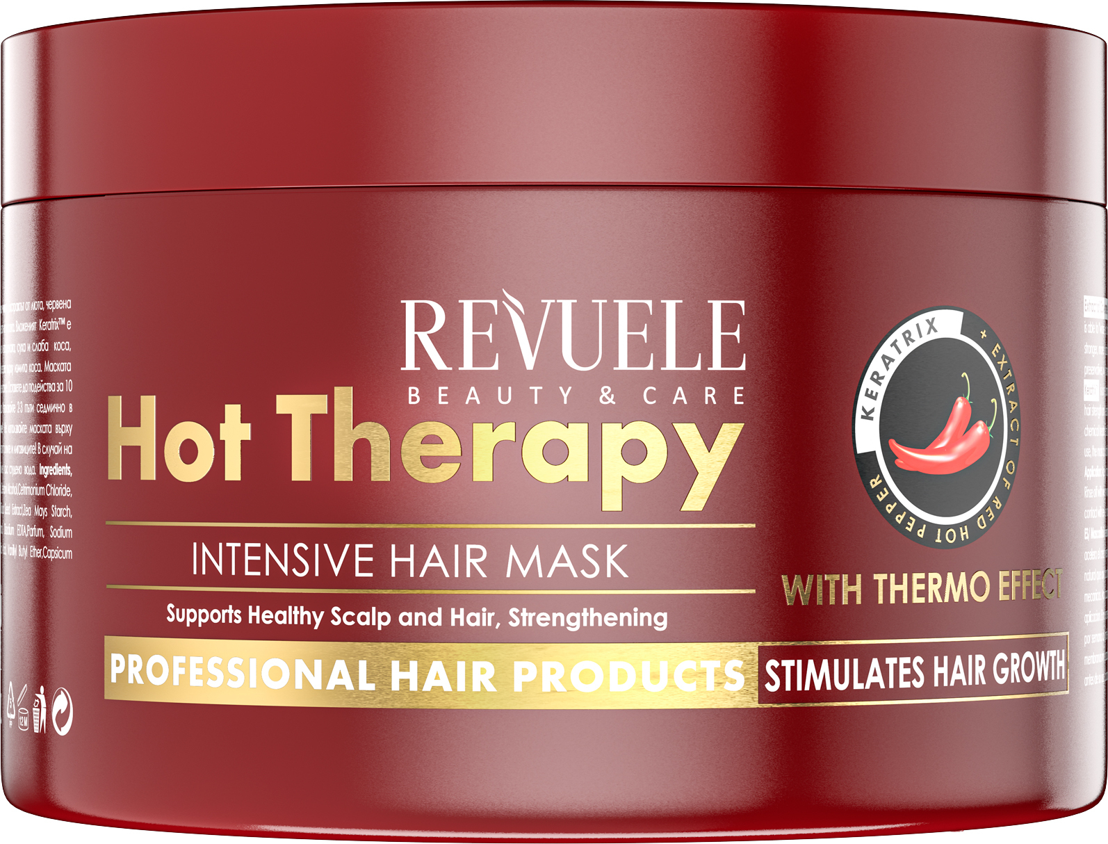 Маска для волос Revuele Hot Therapy интенсивная с термоэффектом 500 мл фото 1