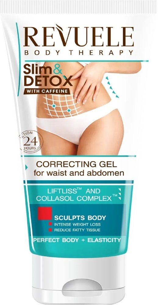 Гель для талії та живота Revuele Slim&Detox з кофеїном 200 млфото1