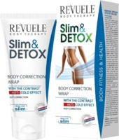 Обертывание корректирующее для тела Revuele Slim&Detox с контрастным эффектом Горячее + Холодное 200 мл