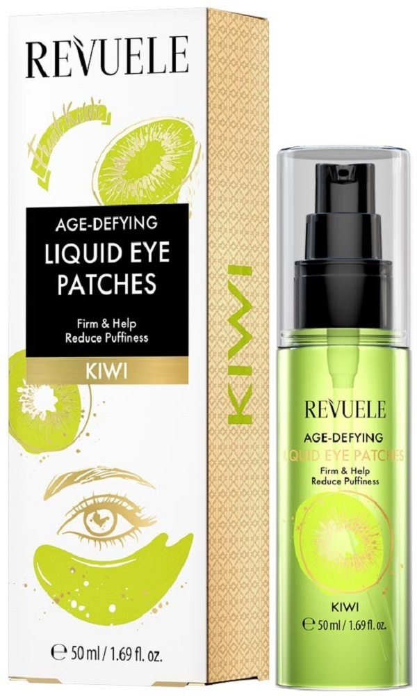 Патчи под глаза Revuele Age-Defying Liquid Eye Patches антивозрастные жидкие с киви экстрактом 50 мл фото 1