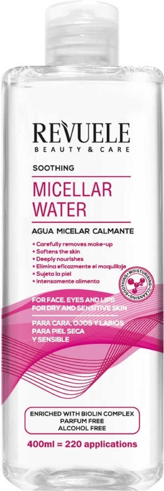 Вода міцелярна Revuele Micellar Water Soothing заспокійлива 400 млфото1