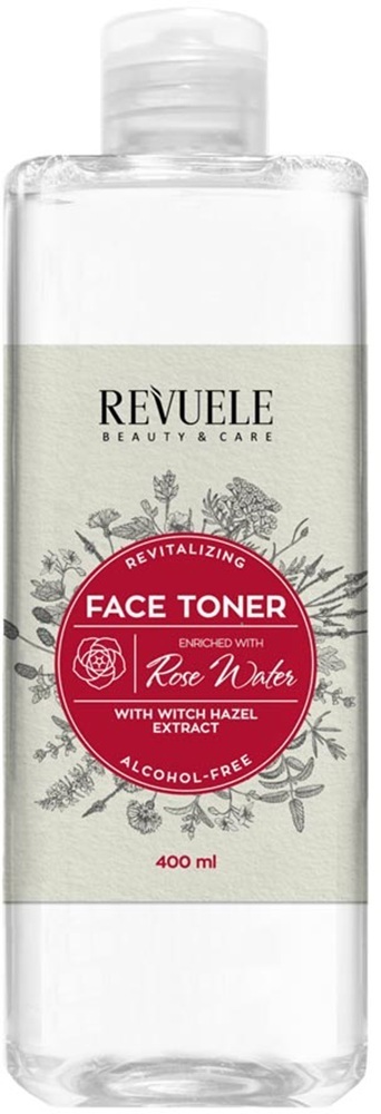 Тонік Revuele Face Toner відновлюючий з гамамелісом і трояндовою водою 400 млфото1