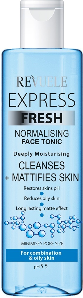 Експрес-тонік для обличчя Revuele Express Face Tonic Fresh освіжаючий 250 млфото1