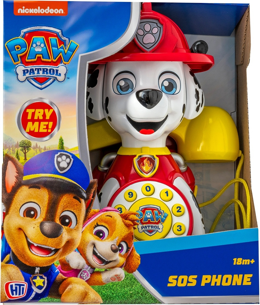 Іграшка-каталка на мотузку Paw Patrol - Маршалл: Екстрений виклик (1500104)фото1
