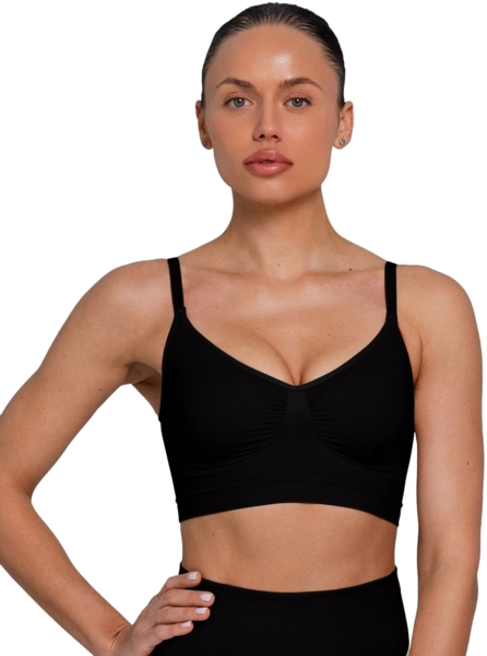 Бра безшовний Giulia Bra Shapewear L/XL чорний фото