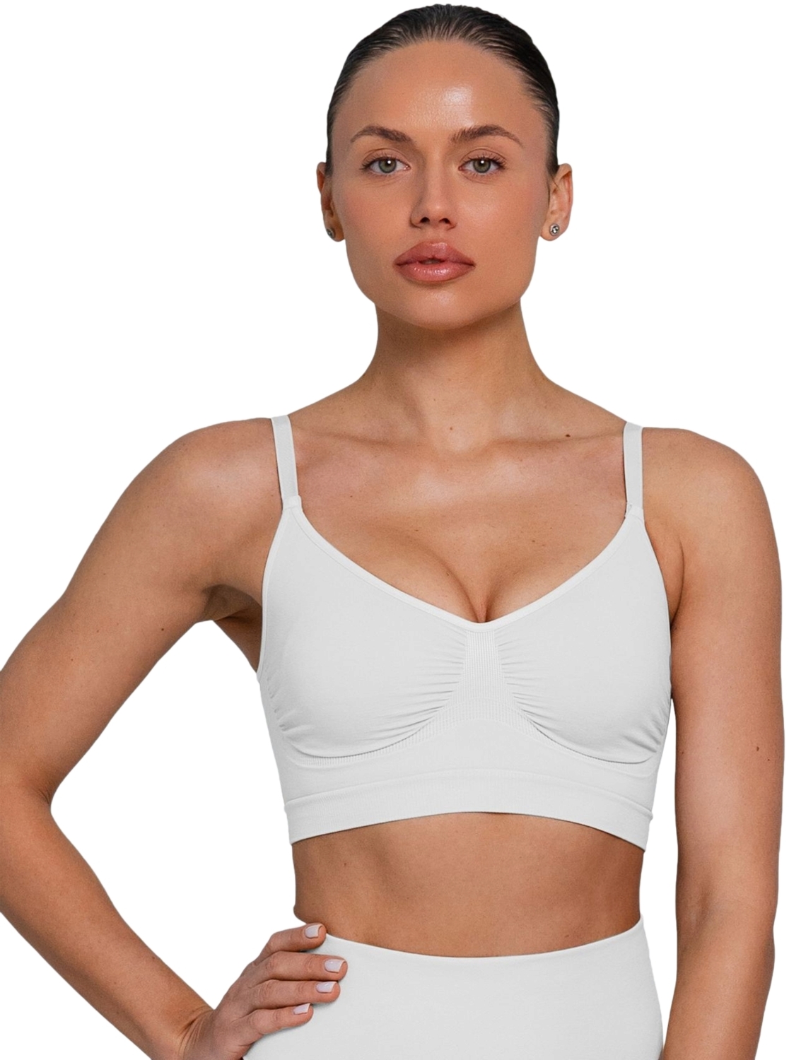 Бра безшовний Giulia Bra Shapewear L/XL білий