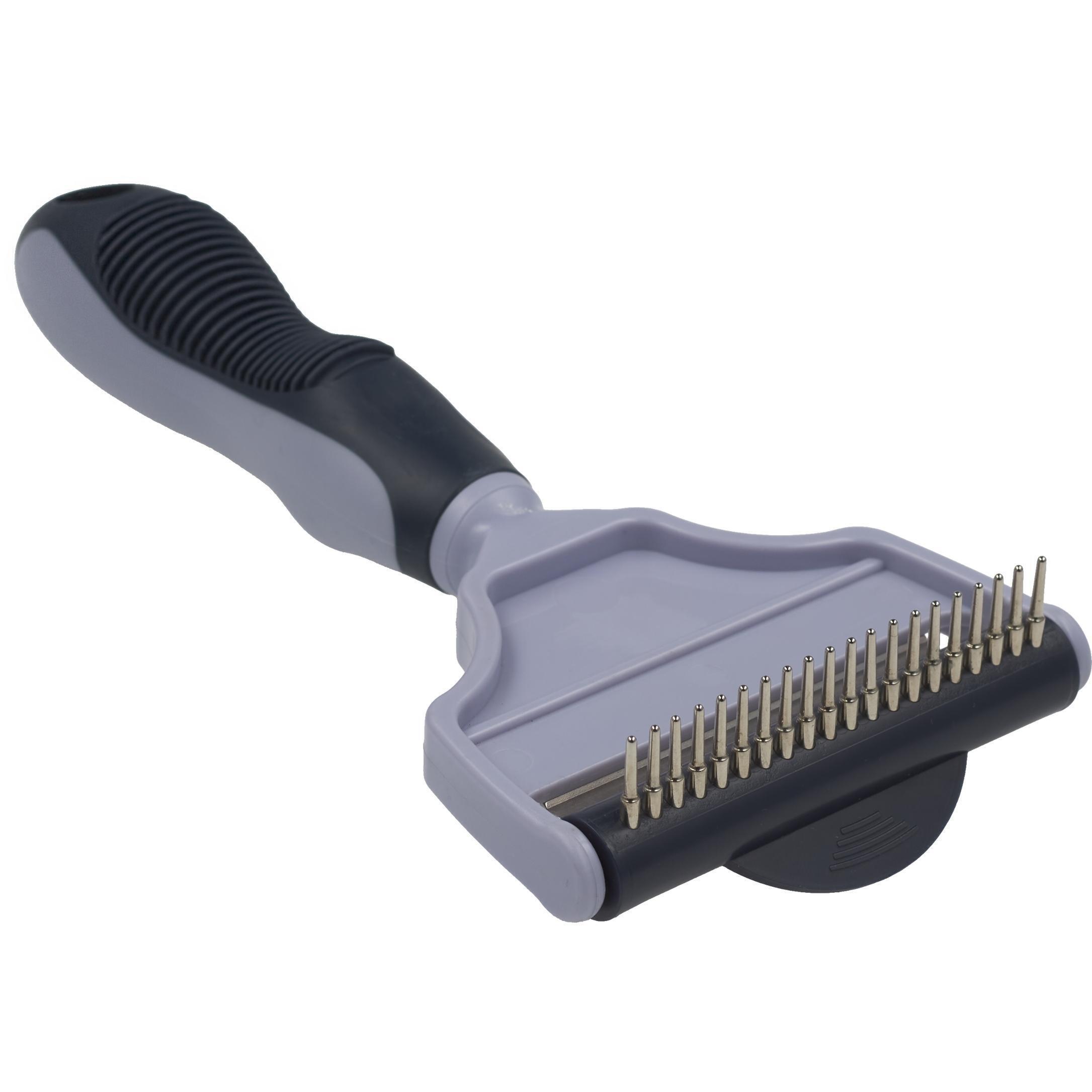 Дешеддер AnimAll 2 в 1 для вичісування шерсті довгошерстих порід собакфото1