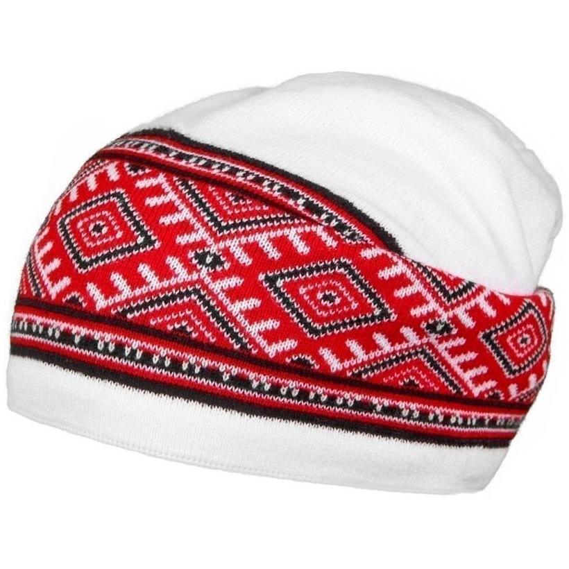 Шапка Cofee UA5500.06 One size белый/красный/черный