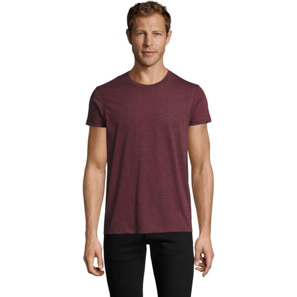 Футболка мужская Sol’s REGENT FIT 00553148 XS темно-бордовый меланж