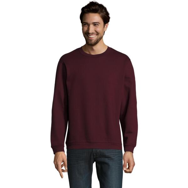 Світшот чоловічий Sol’s SPIDER 01168167 M темно-бордовийфото