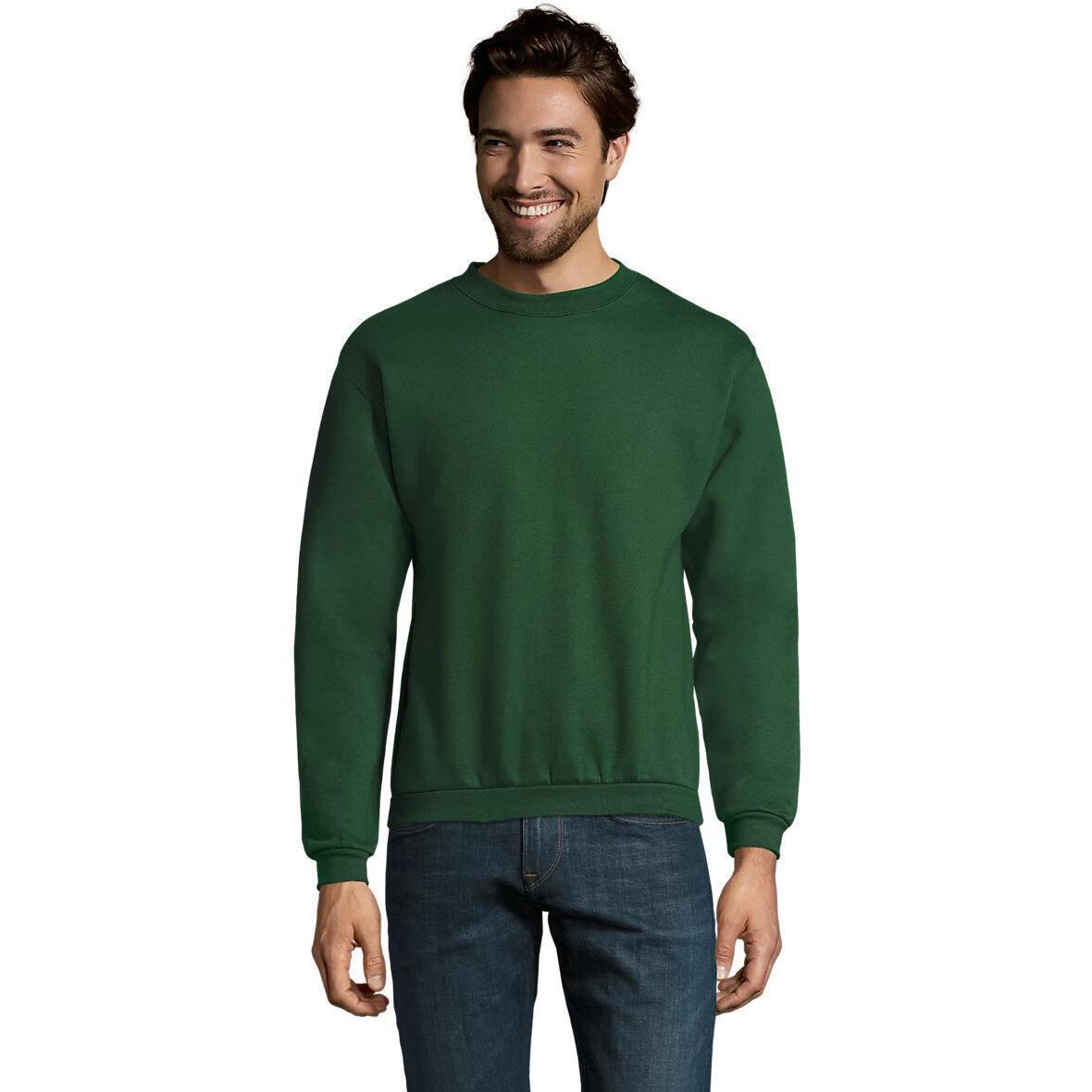 Світшот чоловічий Sol’s SPIDER 01168264 XXL темно-зеленийфото1