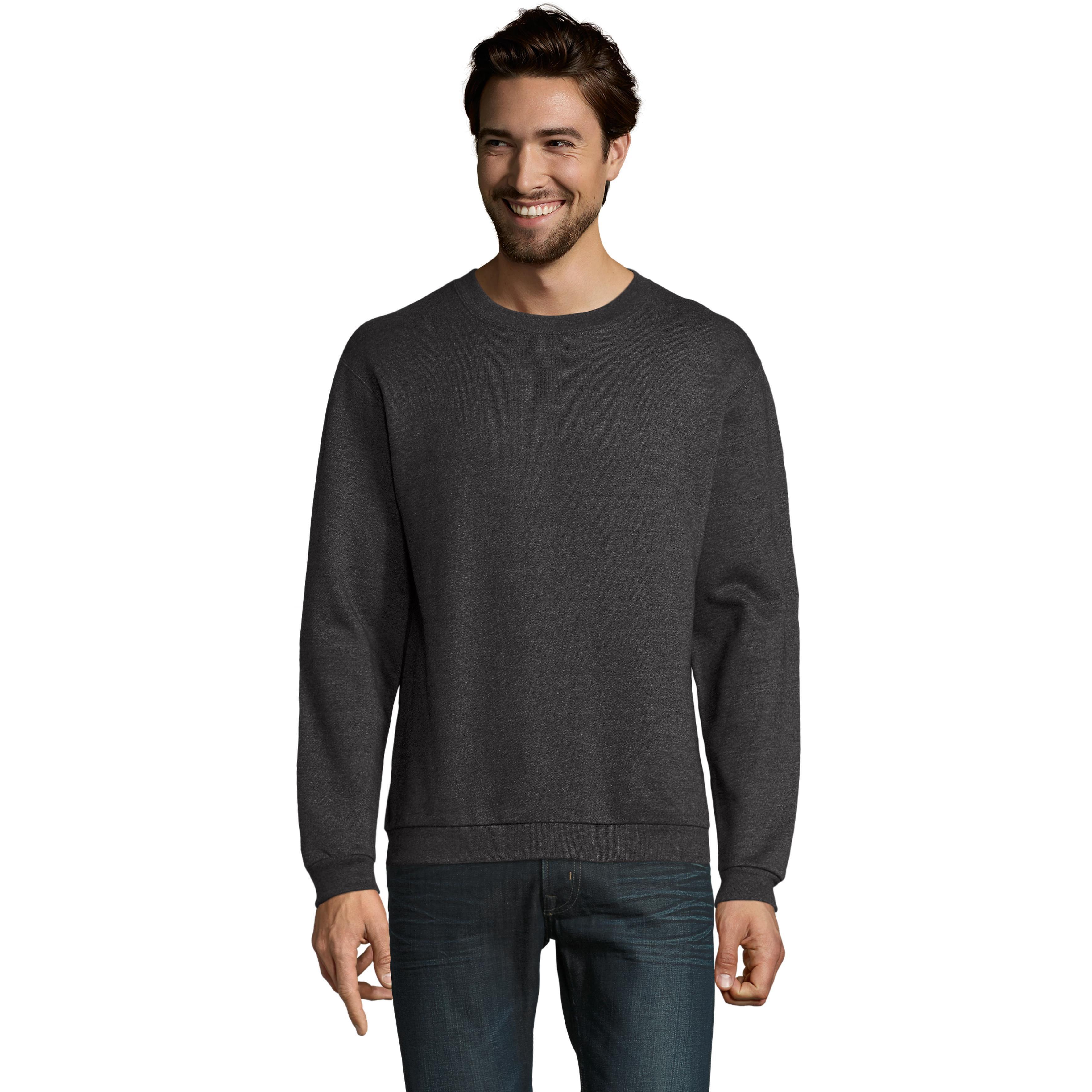 Світшот чоловічий Sol’s SPIDER 01168348 XL вугільний меланжфото1