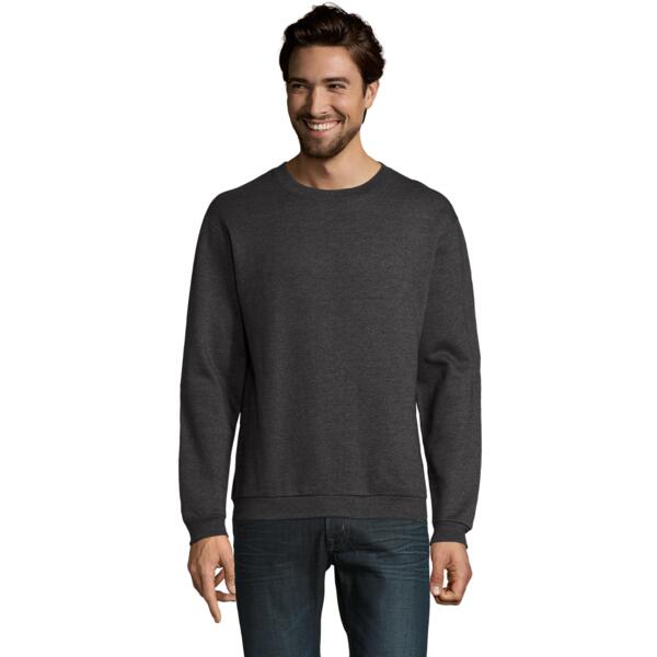 Світшот чоловічий Sol’s SPIDER 01168348 XXL вугільний меланжфото