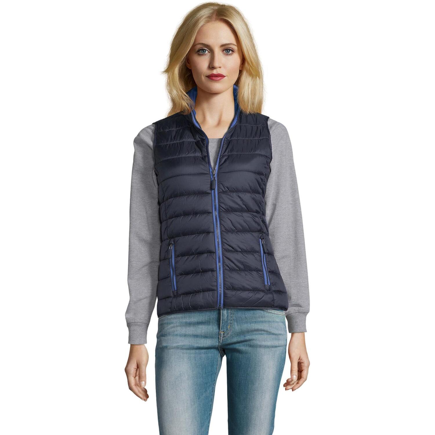 Жилет жіноча Sol’s WAVE WOMEN 1437318 L темно-синій