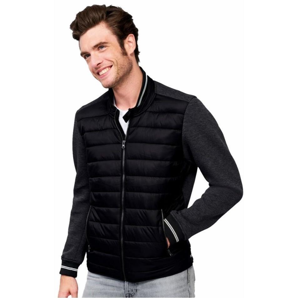 Куртка мужская Sol’s VOLCANO 1644500 M антрацит меланж/черный фото 1