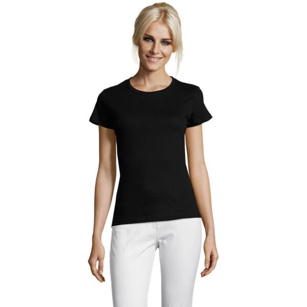 Футболка хлопковая женская Sol’s REGENT WOMEN 01825309 M насыщенный черный фото 