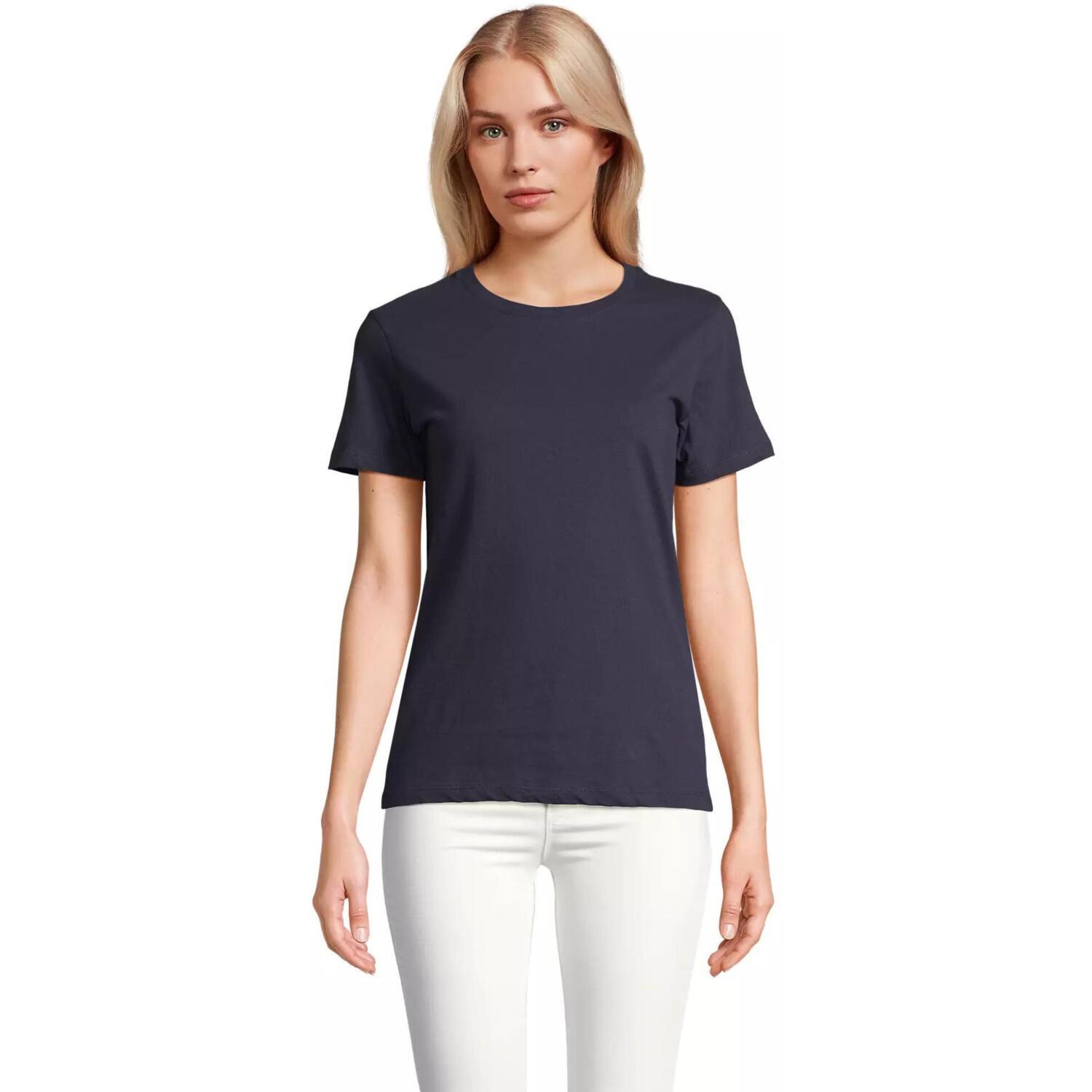 Футболка хлопковая женская Sol’s REGENT WOMEN 01825319 XL темно-синий