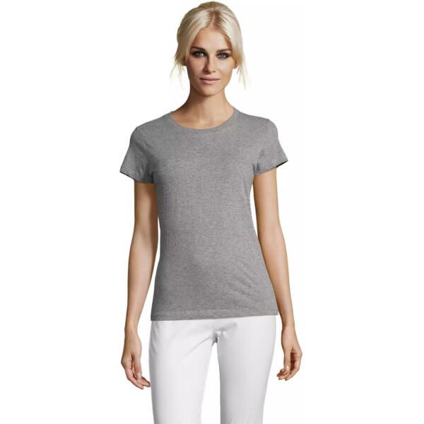 Футболка женская Sol’s REGENT WOMEN 01825350 L серый меланж фото 