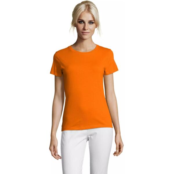 Футболка хлопковая женская Sol’s REGENT WOMEN 01825400 XL оранжевый фото 