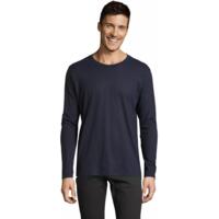 Лонгслив хлопковый мужской Sol’s IMPERIAL LSL MEN 02074319 L темно-синий