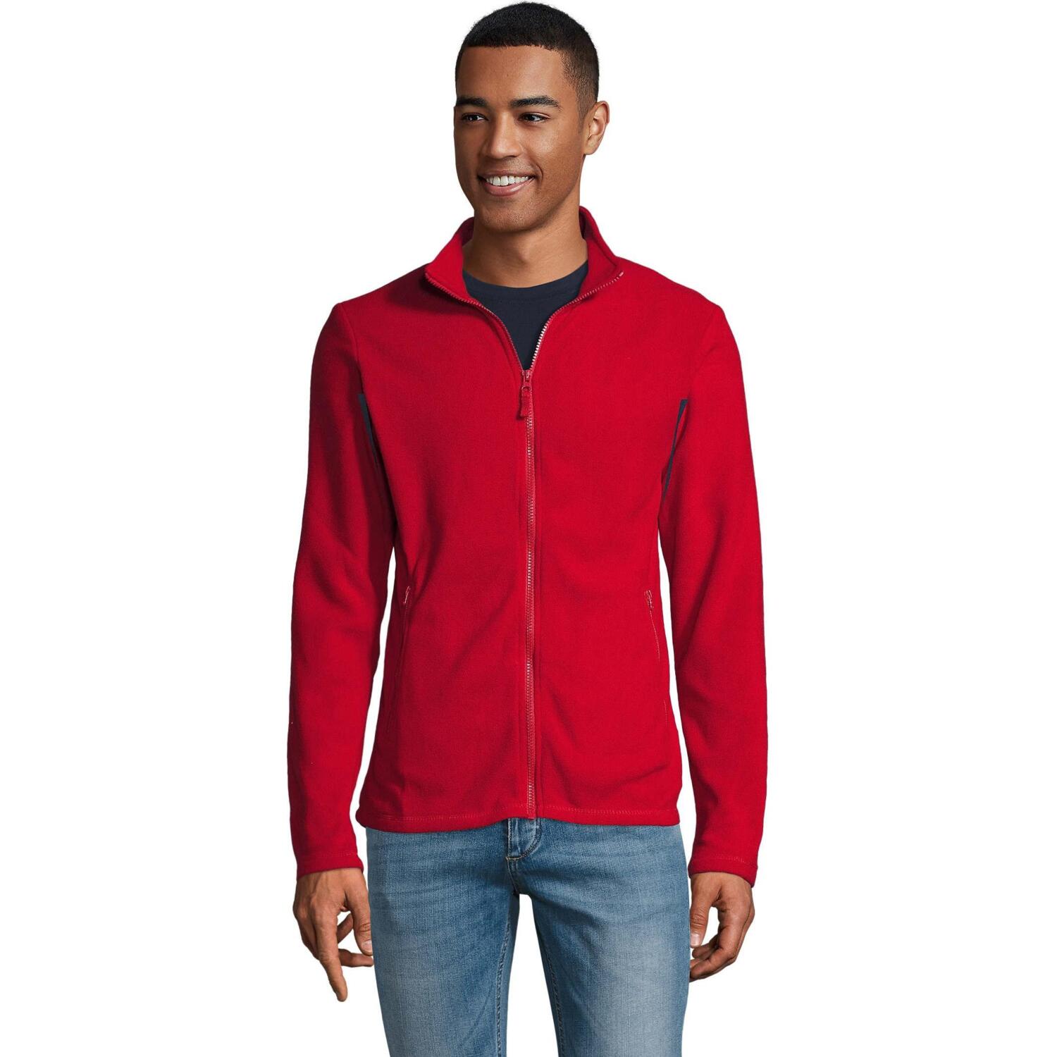 Флисовая кофта мужская Sol’s NORMAN MEN 02093145 L красный