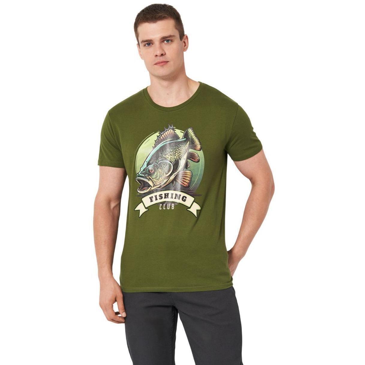 Футболка хлопковая мужская Sol’s MARTIN MEN 02855289/400 XXL Хаки фото 1