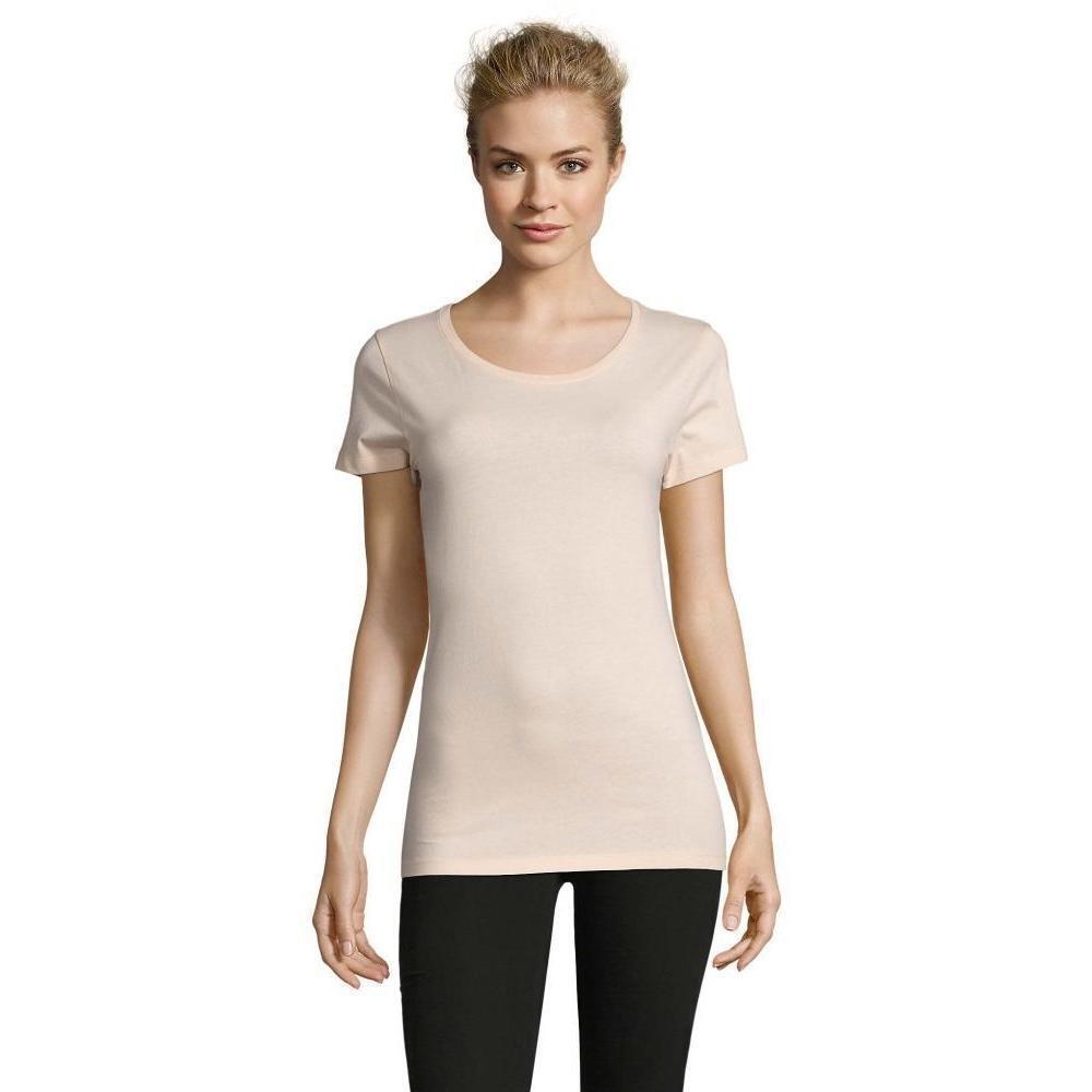 Футболка бавовняна жіноча Sol’s MARTIN WOMEN 02856143 XXL пастельно-рожевийфото1