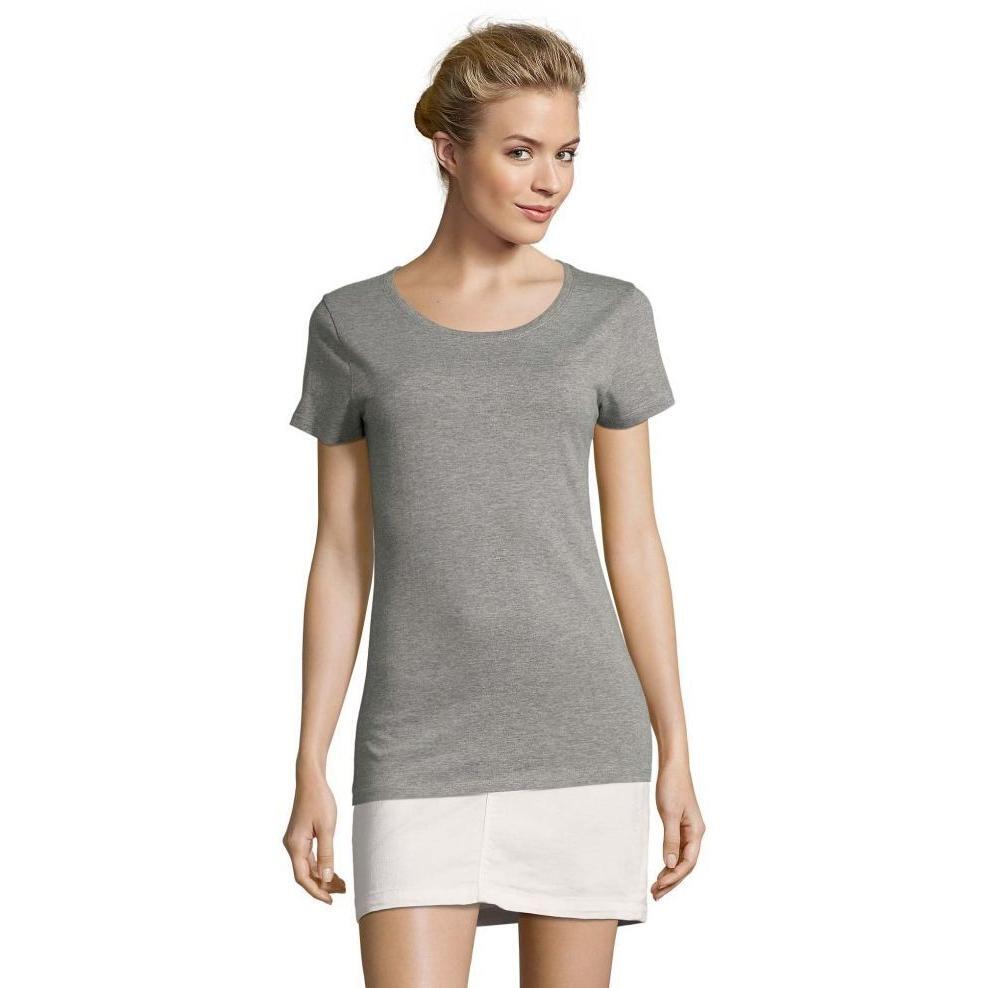 Футболка женская Sol’s MARTIN WOMEN 02856350 L серый меланж фото 1