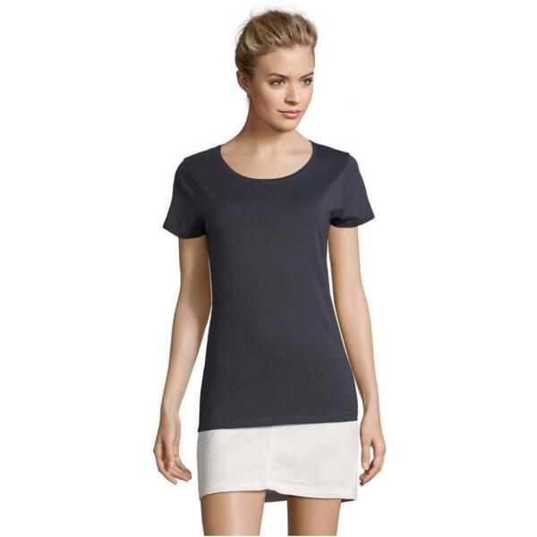 Футболка бавовняна жіноча Sol’s MARTIN WOMEN 02856381 M графітовийфото