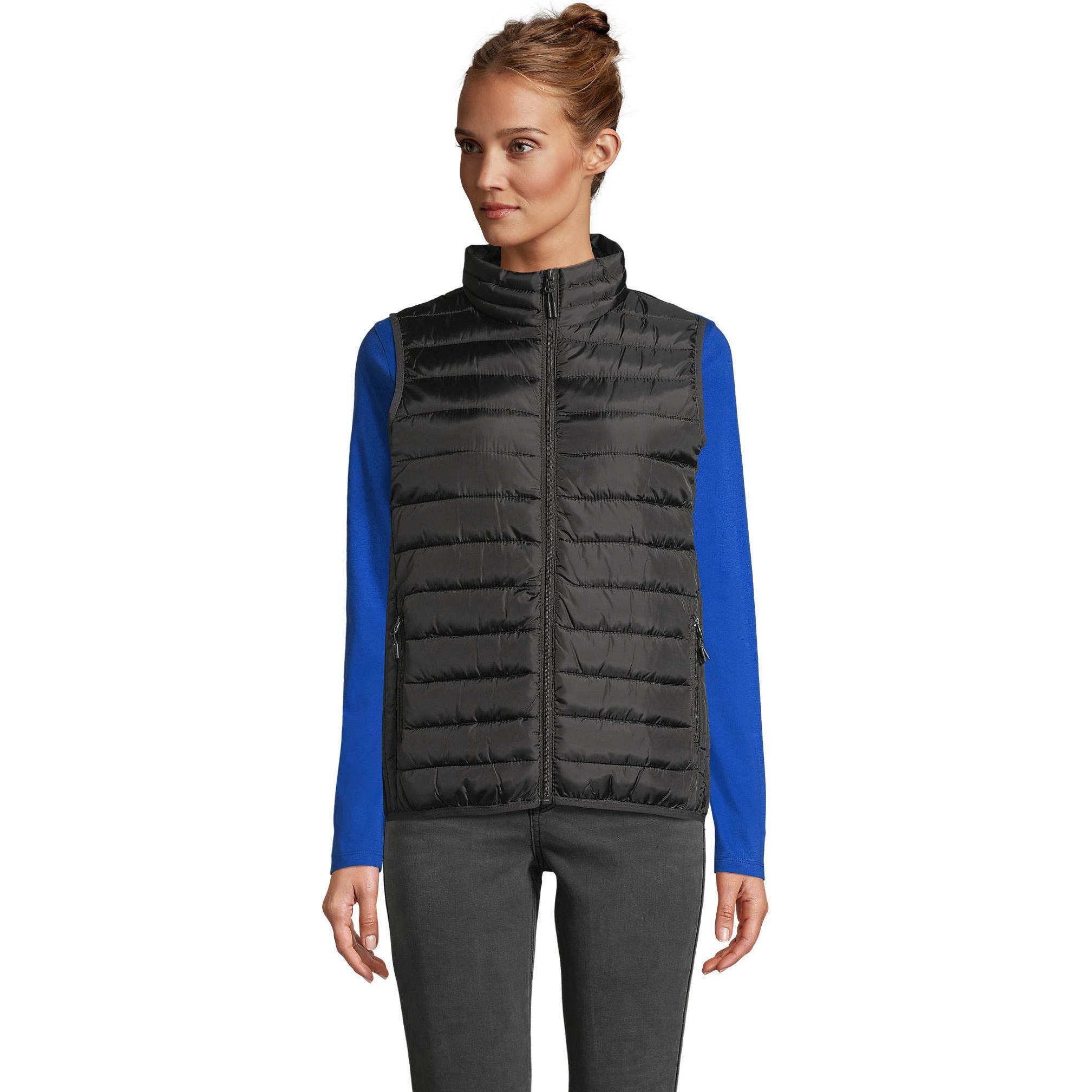 Жилет жіноча Sol’s STREAM BW WOMEN 4021312 L чорнийфото1