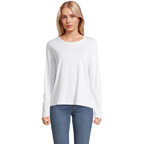 Лонгслив женский хлопковый Sol’s MONARCH WOMEN 04443102 XXL белый фото 